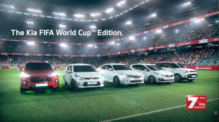 Kia im Stadion bei der Fifa WM 2014