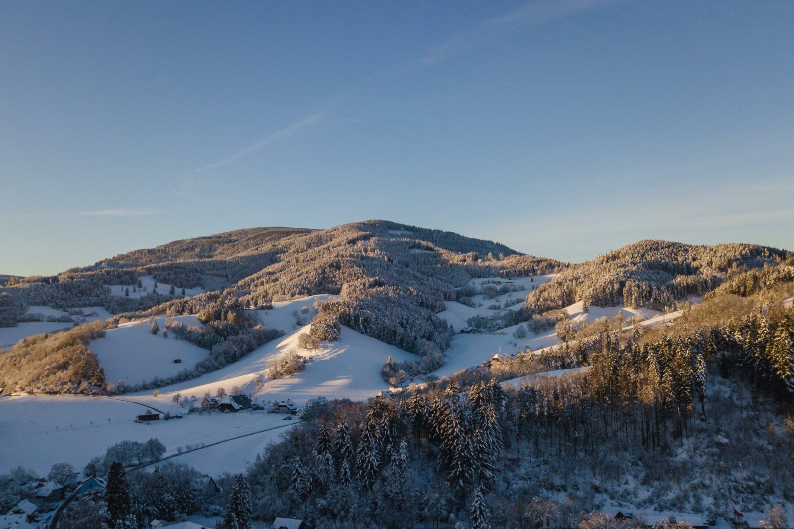 Schwarzwald Winter Wonderland Backlot der Black Forest Studios