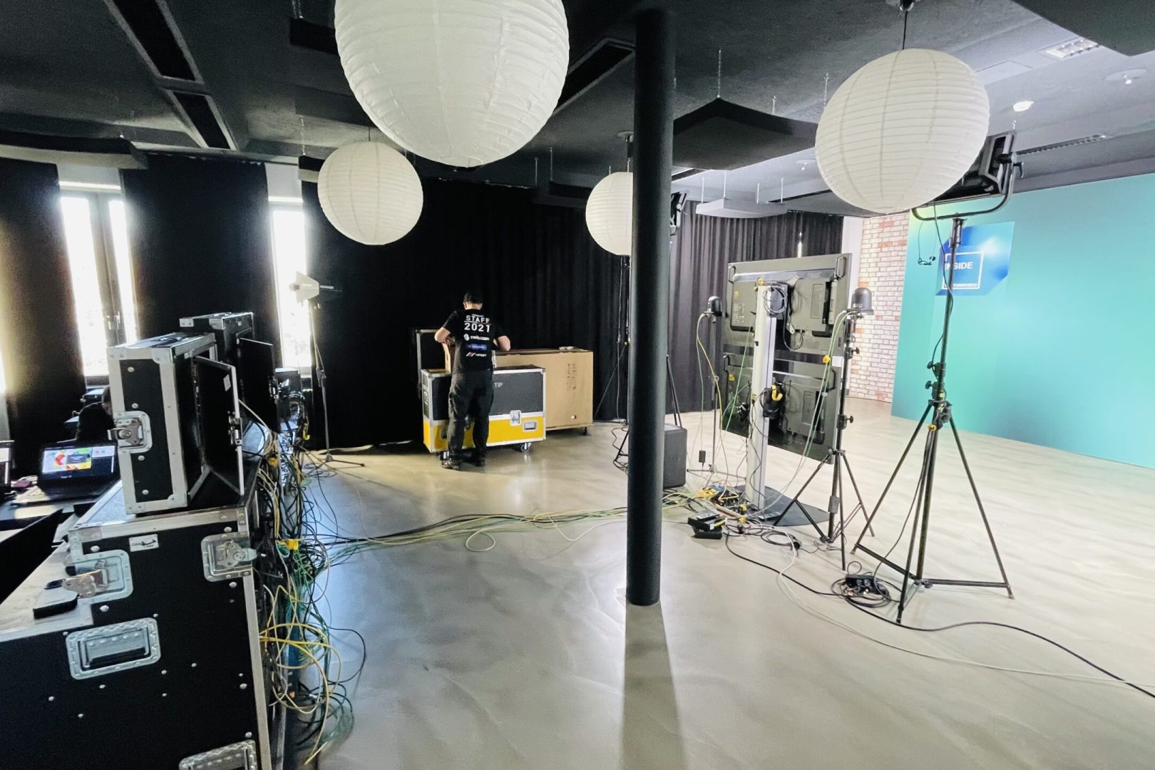 Studio-4 Livestream Filmproduktion Behind the Scenes in den Black Forest Studios